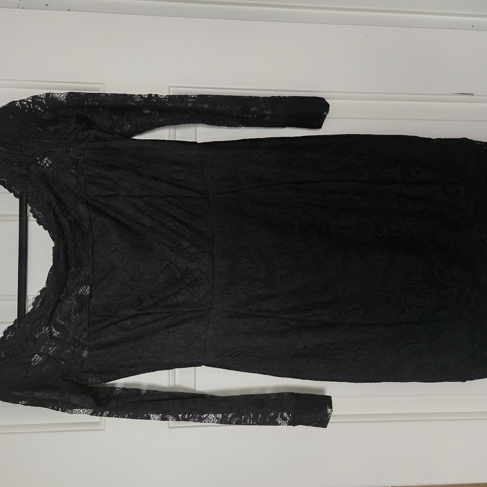 Elegant Black Lace Dress